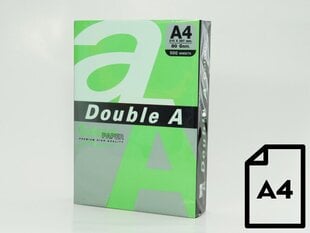 Colour paper Double A, 80g, A4, 500 sheets, Parrot hind ja info | Vihikud, märkmikud ja paberikaubad | hansapost.ee
