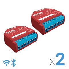 Wi-Fi / Bluetooth nutikodu relee Shelly Plus 1PM, Pack x 2 (topeltpakk) hind ja info | Valvesüsteemid, kontrollerid | hansapost.ee