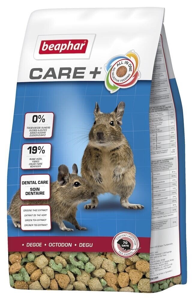 Toit Degu Beaphar Care+, 700 g цена и информация | Toit väikeloomadele | hansapost.ee