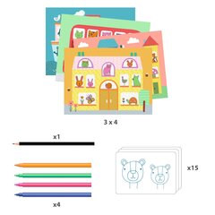 Набор для рисования «Искусство перерисовки» DJECO DJ09289 цена и информация | Развивающие игрушки для детей | hansapost.ee