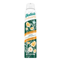 Batiste Naturally Green Tea & Chamomile сухой шампунь для быстро жирнеющих волос 200 мл цена и информация | Шампуни | hansapost.ee