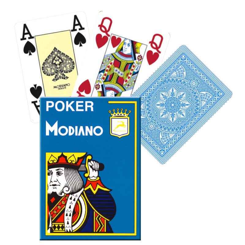 Kaardid Modiano Poker 4 Jumbo Index цена и информация | Hasartmängud ja pokker | hansapost.ee