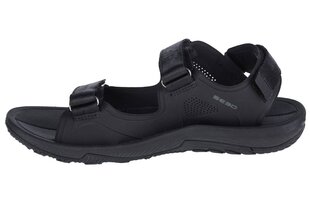 Sandaalid meestele 4F Sandals 4FSS23FSANM019-20S 60537-R, must hind ja info | Plätud ja sussid meestele | hansapost.ee