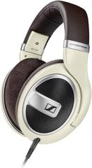 Премиум-накладные наушники аудиофильского уровня с открытой спиной Sennheiser HD 599 On-Ear Brown/White цена и информация | Наушники | hansapost.ee