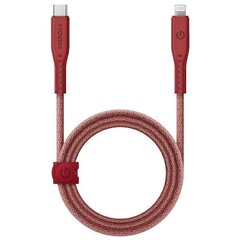 Кабель ENERGEA Flow USB-C - Lightning C94 MFI 1.5 м, red 60W 3A PD Fast Charge цена и информация | Кабели для телефонов | hansapost.ee