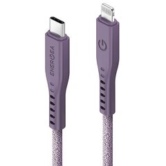 Кабель ENERGEA Flow USB-C - Lightning C94 MFI 1.5 м, purple 60W 3A PD Fast Charge цена и информация | Borofone 43757-uniw | hansapost.ee