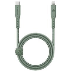 Кабель ENERGEA Flow USB-C - Lightning C94 MFI 1.5 м, green 60W 3A PD Fast Charge цена и информация | Borofone 43757-uniw | hansapost.ee
