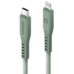 Кабель ENERGEA Flow USB-C - Lightning C94 MFI 1.5 м, green 60W 3A PD Fast Charge цена и информация | Borofone 43757-uniw | hansapost.ee