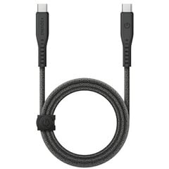 Кабель ENERGEA Flow USB-C - USB-C 1.5 м, black 240W 5A PD Fast Charge цена и информация | Borofone 43757-uniw | hansapost.ee