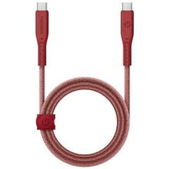 Кабель ENERGEA Flow USB-C - USB-C 1.5 м, red 240W 5A PD Fast Charge цена и информация | Borofone 43757-uniw | hansapost.ee