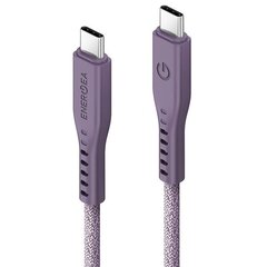 Кабель ENERGEA Flow USB-C - USB-C 1.5 м, purple 240W 5A PD Fast Charge цена и информация | Borofone 43757-uniw | hansapost.ee