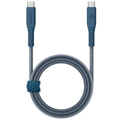 Кабель ENERGEA Flow USB-C - USB-C 1.5 м, blue 240W 5A PD Fast Charge цена и информация | Energea Мобильные телефоны, Фото и Видео | hansapost.ee