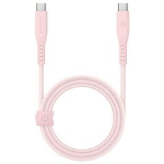 Кабель ENERGEA Flow USB-C - USB-C 1,5 м, розовый 240 Вт 5A PD Fast Charge цена и информация | Borofone 43757-uniw | hansapost.ee
