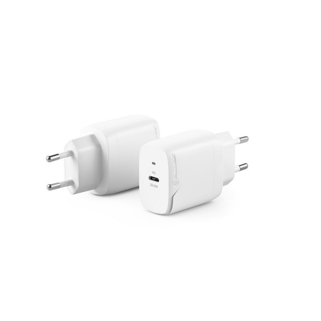 Laadija Alogic Rapid Power GaN 20 W USB-C, valge hind ja info | USB adapterid ja jagajad | hansapost.ee