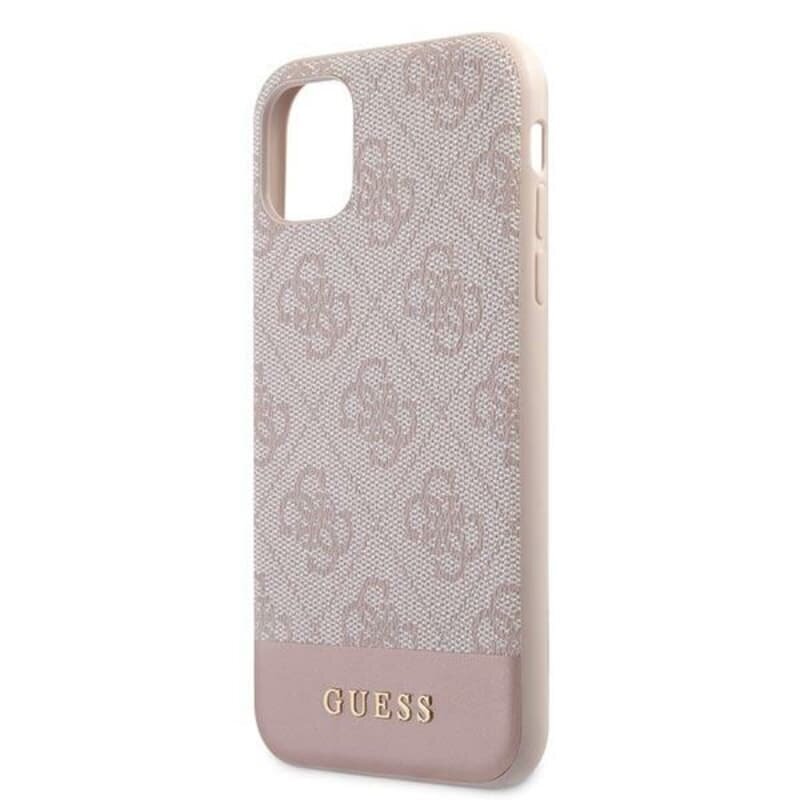 Originaal GUESS - 4G Stripe Collection - IPhone 11/Xr , roosa цена и информация | Telefonide kaitsekaaned ja -ümbrised | hansapost.ee