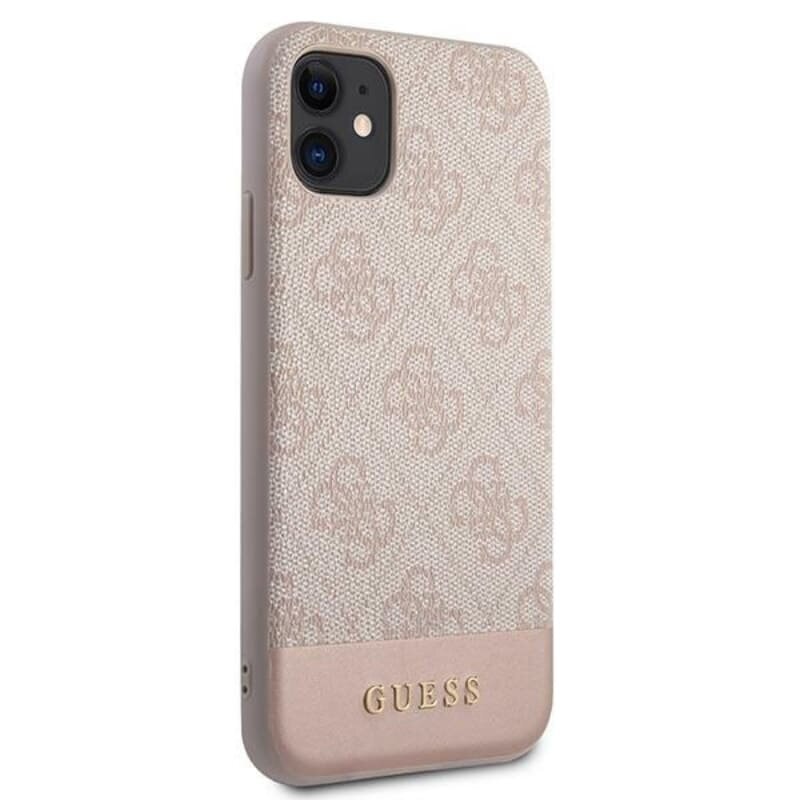 Originaal GUESS - 4G Stripe Collection - IPhone 11/Xr , roosa цена и информация | Telefonide kaitsekaaned ja -ümbrised | hansapost.ee