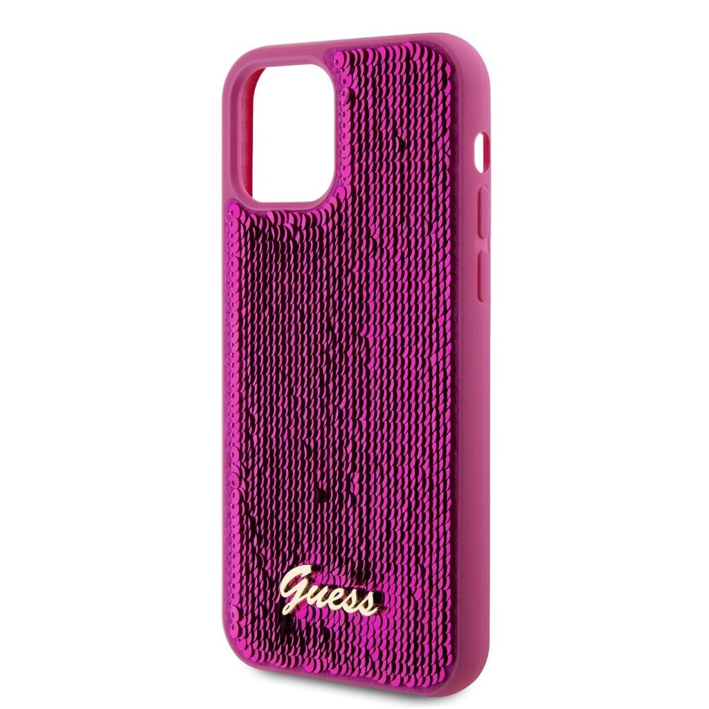 CG Mobile Guess Sequin Script Logo Case GUHCP12MPSFDGSF цена и информация | Telefonide kaitsekaaned ja -ümbrised | hansapost.ee