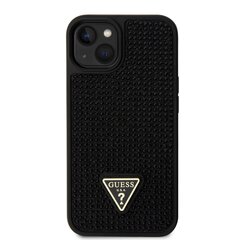 Guess Rhinestones Triangle Metal Logo Case for iPhone 13 Black цена и информация | Чехлы для телефонов | hansapost.ee