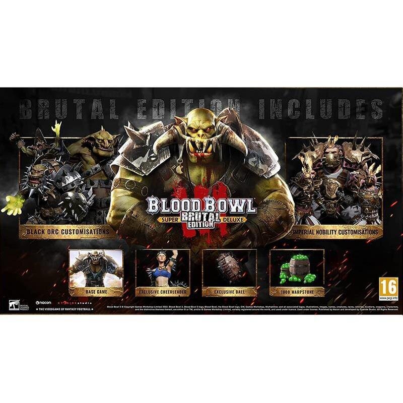 PlayStation 4 mäng Blood Bowl 3 Super Deluxe Brutal Edition hind ja info | Konsooli- ja arvutimängud | hansapost.ee