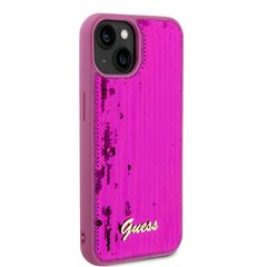 Guess Sequin Script Logo Case for iPhone 13 Magenta цена и информация | Чехлы для телефонов | hansapost.ee