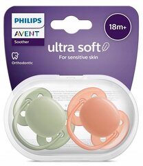 Пустышки Philips Avent Ultra soft Neutral, 18 мес+, 2 шт. цена и информация | Пустышки | hansapost.ee