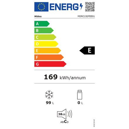 Midea MDRC152FEE01 hind ja info | Sügavkülmikud, külmakirstud | hansapost.ee