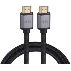 Кабель HDMI - HDMI Slim 2.0 4K 1.5m VA0009-1.5 VAYOX цена и информация | Кабели и провода | hansapost.ee