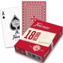 Покерные карты Fournier Victoria 18 (красные) цена и информация | Азартные игры, покер | hansapost.ee