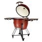 Grill Kamado Euroliux AU-23.5 BBQ, 136x80x123 cm, punane hind ja info | Grillid | hansapost.ee