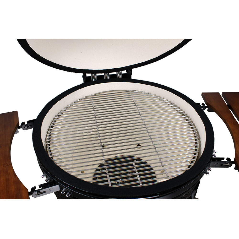 Grill Kamado Euroliux AU-23.5 BBQ, 136x80x123 cm, must hind ja info | Grillid | hansapost.ee