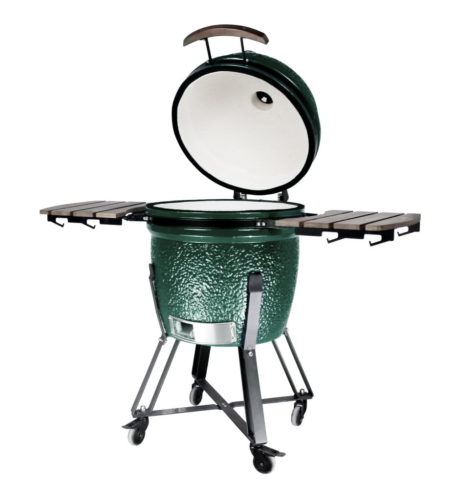 Grill Kamado Euroliux E-18 BBQ, 121x65.5x108 cm, roheline цена и информация | Grillid | hansapost.ee