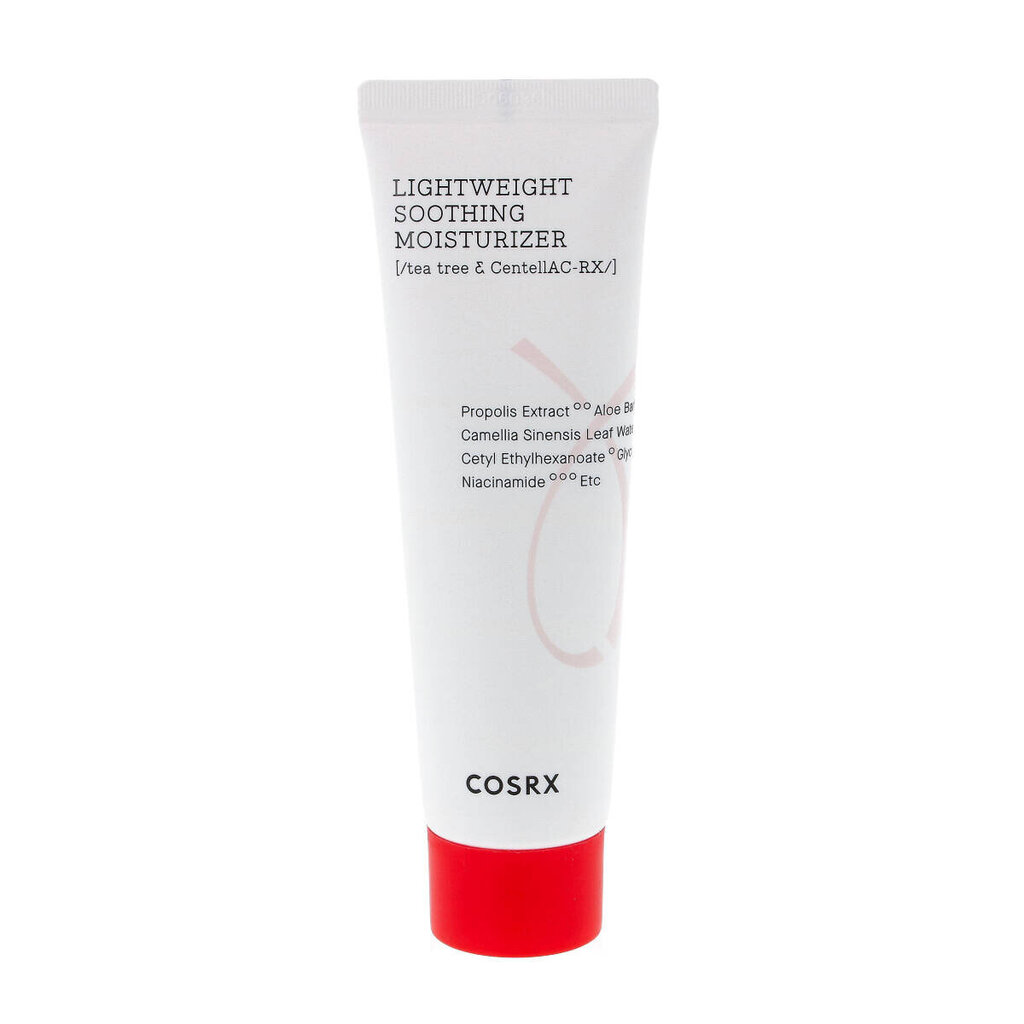 COSRX AC Collection Lightweight Soothing Moisturizer 80ml - niisutav kreem AHA ja BHA hapetega hind ja info | Näokreemid | hansapost.ee