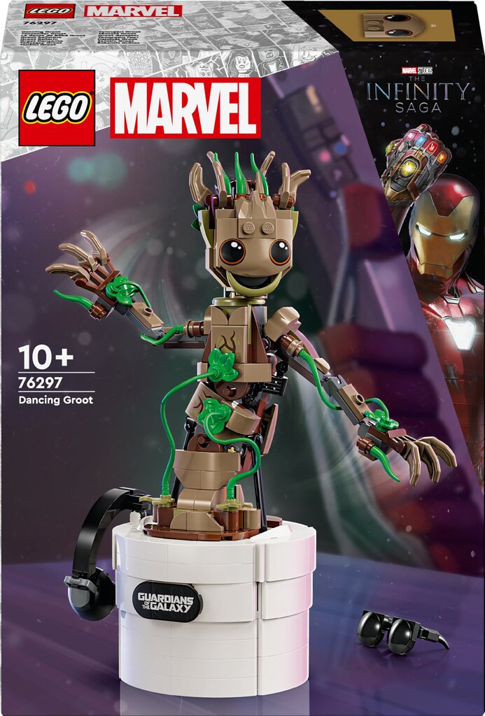 76297 LEGO® Marvel Tantsiv Groot цена и информация | Klotsid ja konstruktorid | hansapost.ee