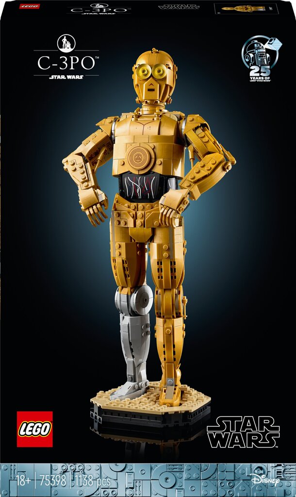 75398 LEGO® Star Wars™ C-3PO™ цена и информация | Klotsid ja konstruktorid | hansapost.ee