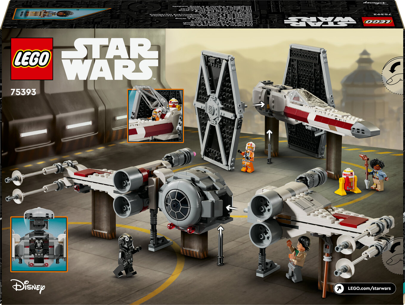 75393 LEGO® Star Wars™ TIE Fighter ja X-Wing цена и информация | Klotsid ja konstruktorid | hansapost.ee