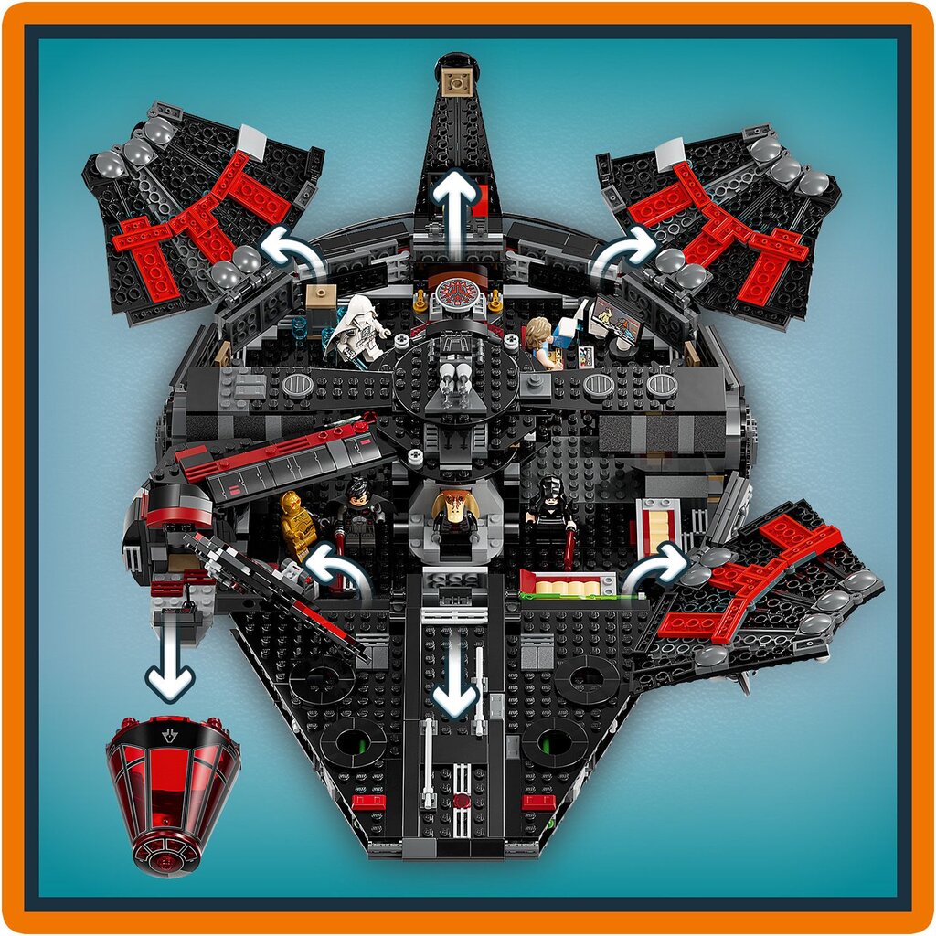 75389 LEGO® Star Wars™ Dark Falcon цена и информация | Klotsid ja konstruktorid | hansapost.ee