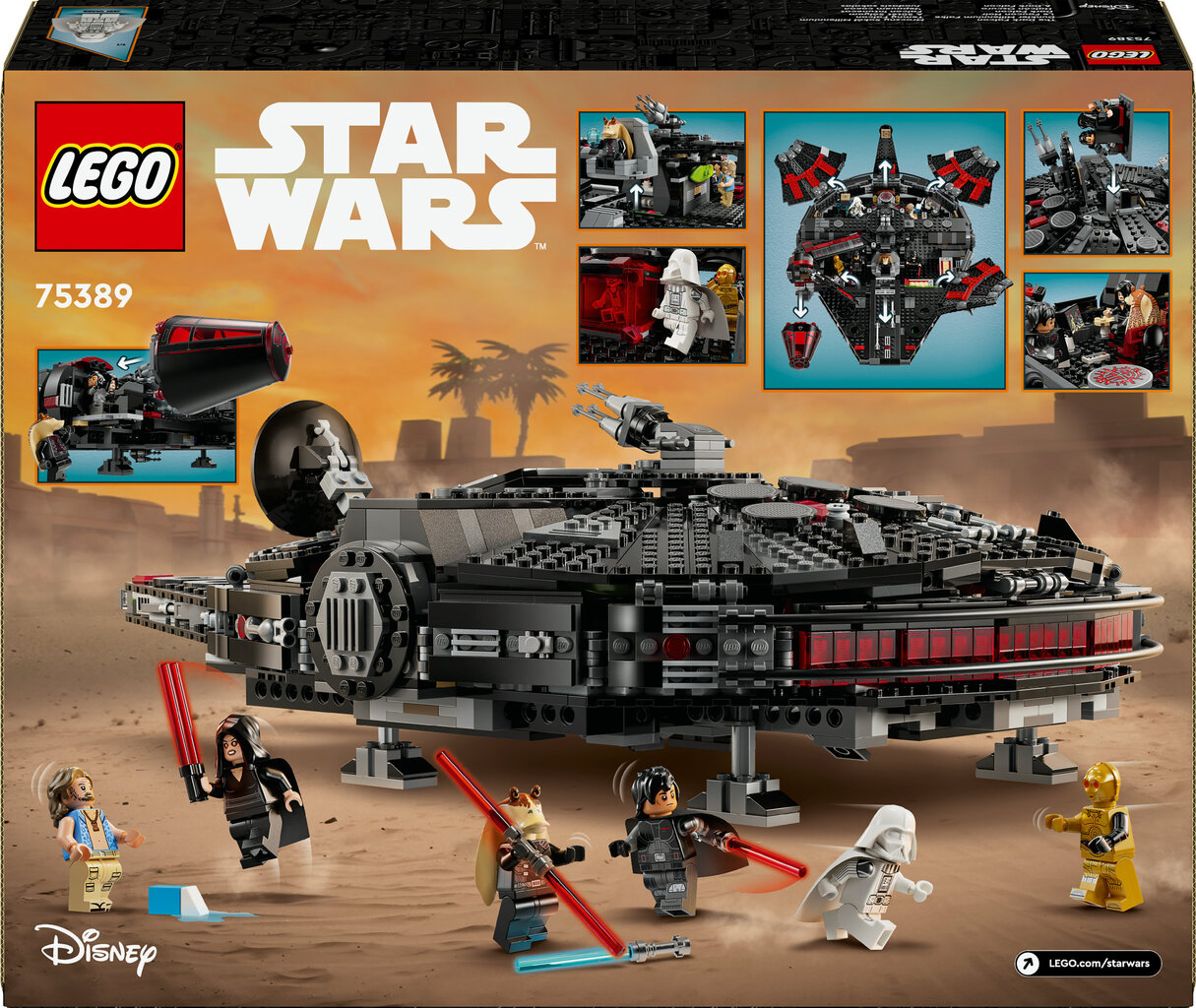 75389 LEGO® Star Wars™ Dark Falcon цена и информация | Klotsid ja konstruktorid | hansapost.ee