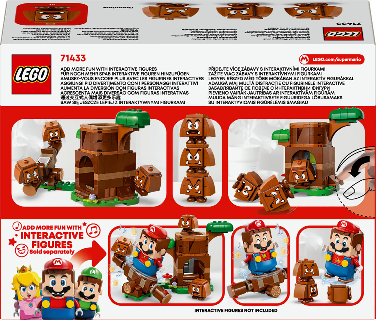 71433 LEGO® Super Mario Goomba mänguväljak цена и информация | Klotsid ja konstruktorid | hansapost.ee