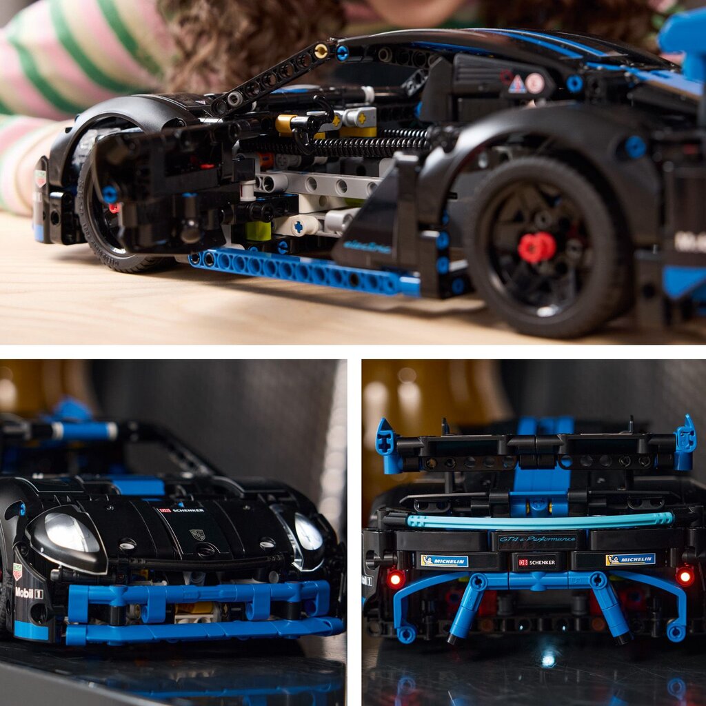 42176 LEGO® Technic Porsche GT4 e-Performance võidusõiduauto цена и информация | Klotsid ja konstruktorid | hansapost.ee