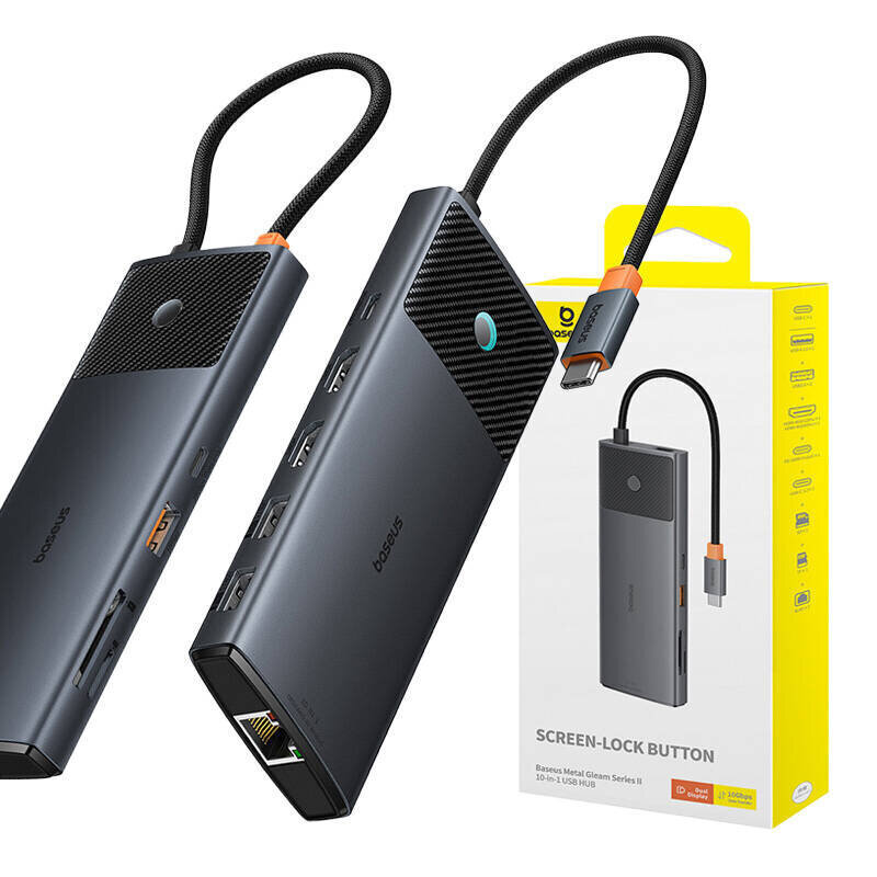 Basis Metal Gleam Series II цена и информация | USB adapterid ja jagajad | hansapost.ee