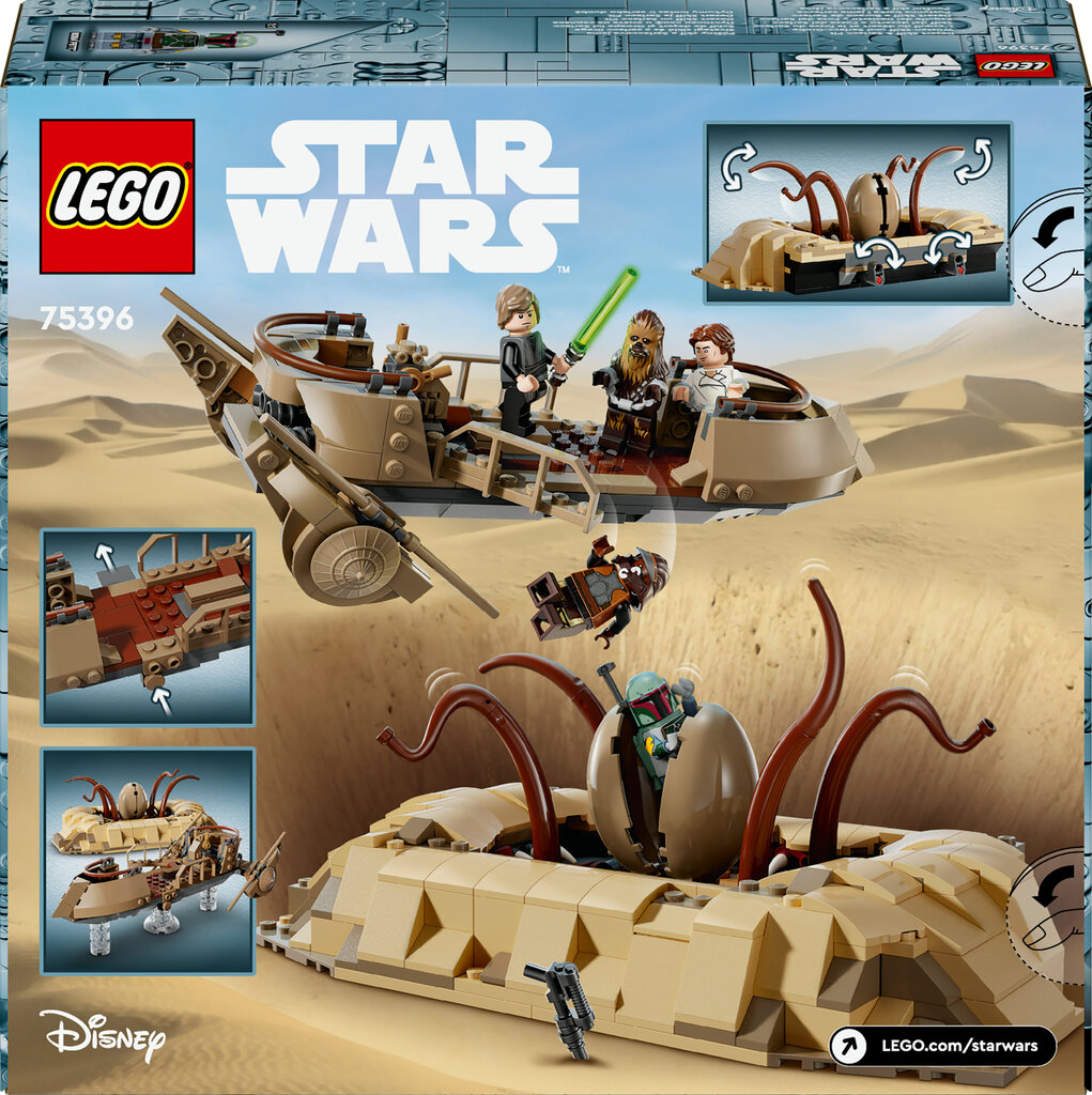 75396 LEGO® Star Wars™ Desert Skiff ja Sarlacc Pit цена и информация | Klotsid ja konstruktorid | hansapost.ee