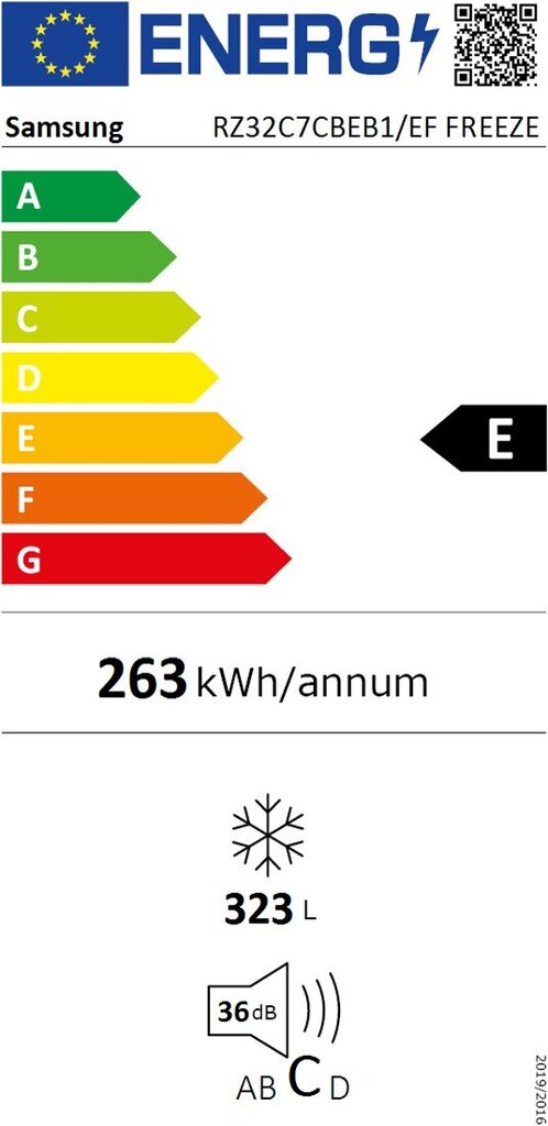 Samsung RZ32C7CBEB1 цена и информация | Sügavkülmikud, külmakirstud | hansapost.ee