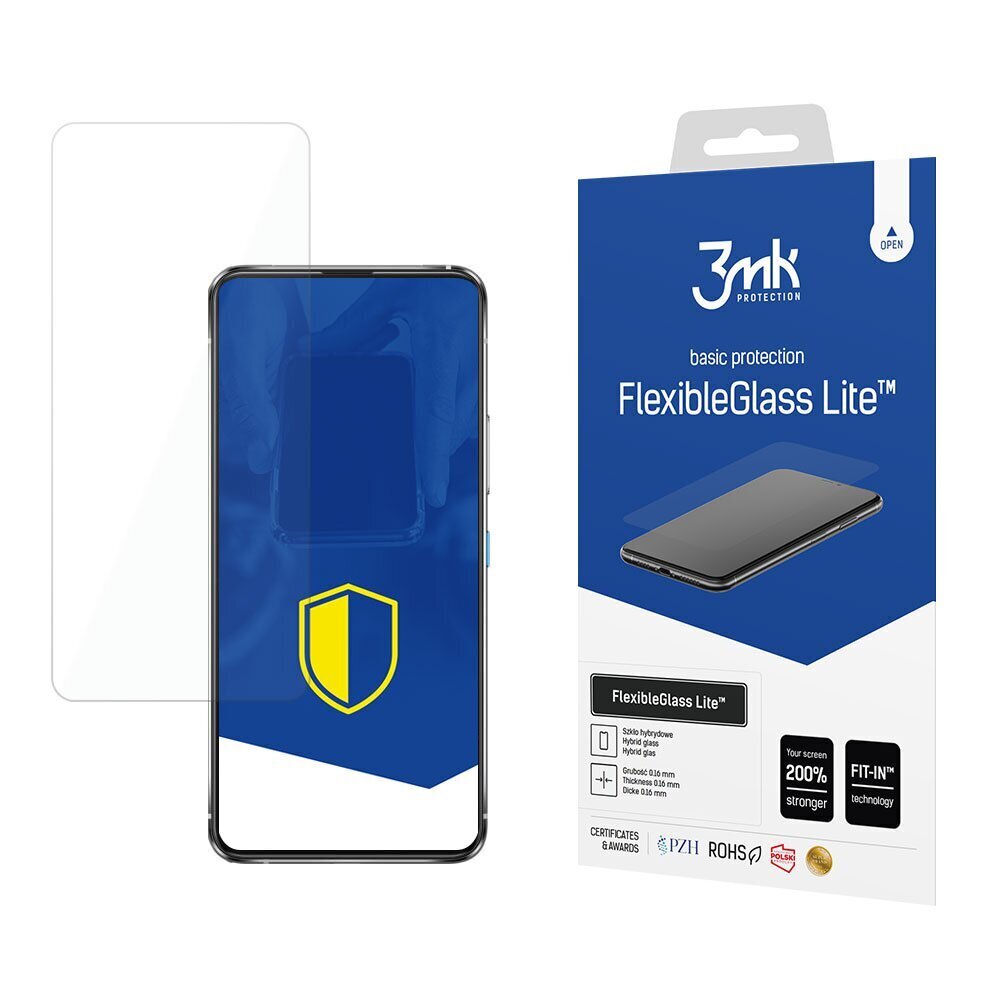 Asus Zenfone 8 Flip 5G - 3mk FlexibleGlass Lite™ screen protector hind ja info | Ekraani kaitseklaasid ja kaitsekiled | hansapost.ee