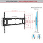 Teleri seinakinnitus Barkan AL40,   13"-90", 60 kg, 600x400 mm цена и информация | Teleri seinakinnitused ja hoidjad | hansapost.ee