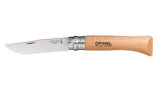 Klappnuga INOX nr. 10 Opinel цена и информация | Туристические ножи, многофункциональные приборы | hansapost.ee