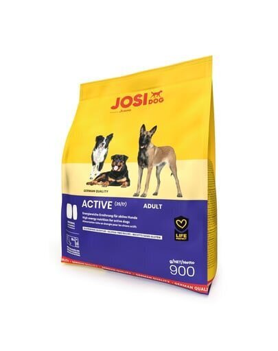 Josera JosiDog Active igat tõugu täiskasvanud koertele, 5x900 g цена и информация | Koerte kuivtoit ja krõbinad | hansapost.ee