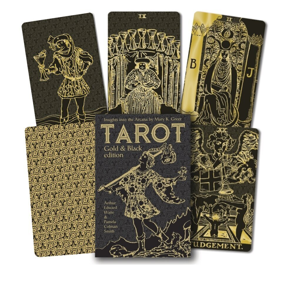 Taro kaardid Tarot Gold Black Edition hind ja info | Esoteerika | hansapost.ee