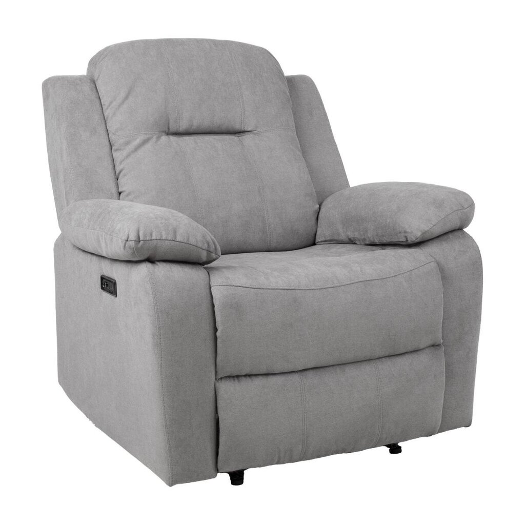 Tugitool-recliner Home4You Lowri, hall цена и информация | Tugitoolid | hansapost.ee