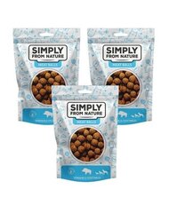 Simply From Nature Meat Balls koos ulukiliha ja juurviljadega, 3x80 g price and information | Dog treats | hansapost.ee