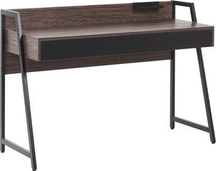 Kirjutuslaud Beliani Harwich, pruun/must price and information | Computer desks, writing desks | hansapost.ee